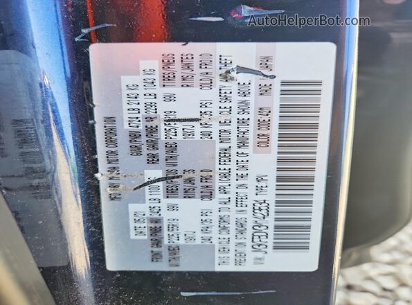 JM3KFBDM3M1423534 2021 MAZDA CX-5 Blue Widok naklejki z numerem VIN