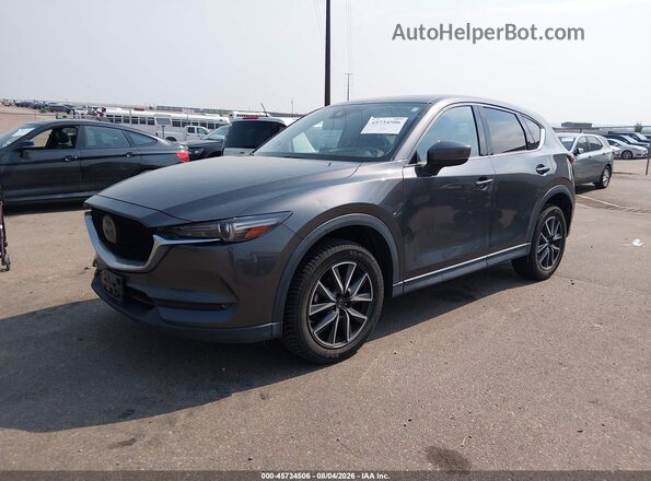 JM3KFBDM4J0330555 2018 MAZDA CX-5 Серый Передняя левая четверть