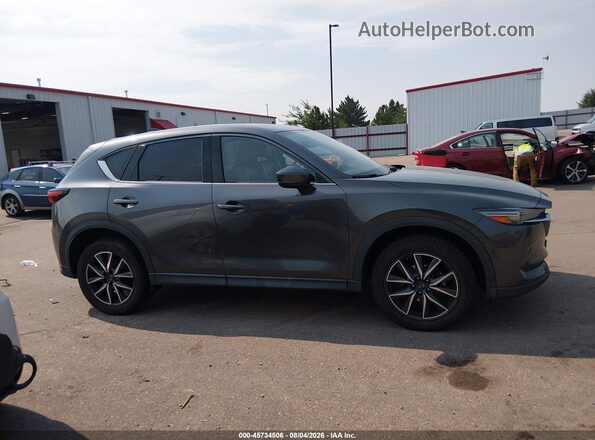 JM3KFBDM4J0330555 2018 MAZDA CX-5 Серый Вид задней части салона