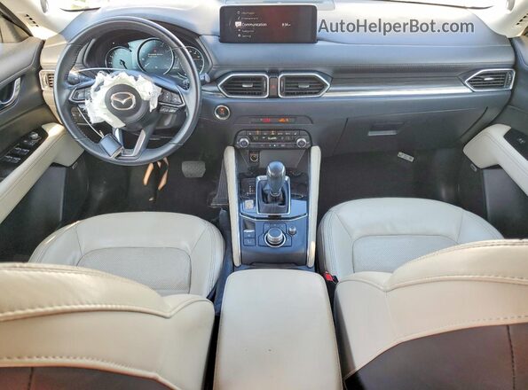 JM3KFBDM4M0474157 2021 MAZDA CX-5 White Vista del salpicadero