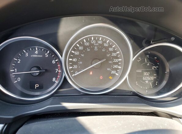 JM3KFBDM5J0351253 2018 MAZDA CX-5 Blue Vista del cuadro de instrumentos