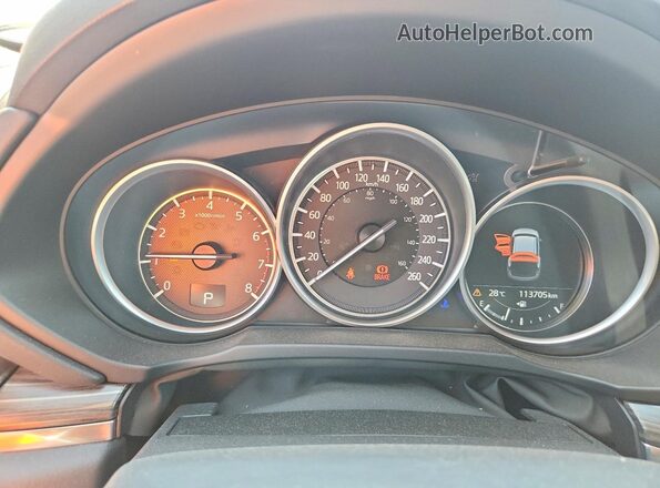 JM3KFBDM6J0405983 2018 MAZDA CX-5 Синий Вид щитка приборов