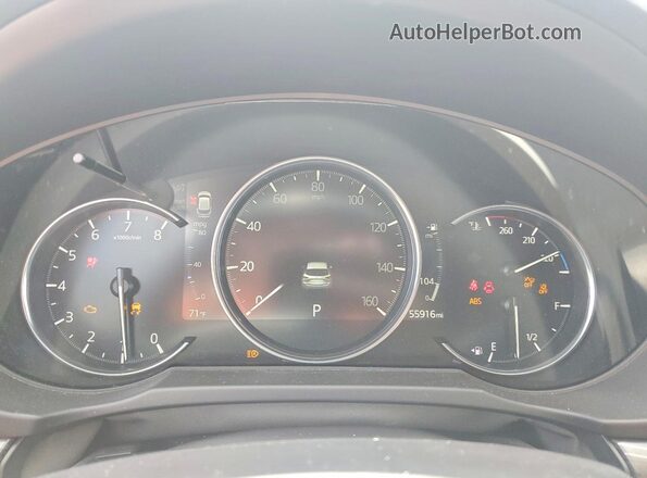 JM3KFBDM6L0793221 2020 MAZDA CX-5 Gray Widok zestawu wskaźników