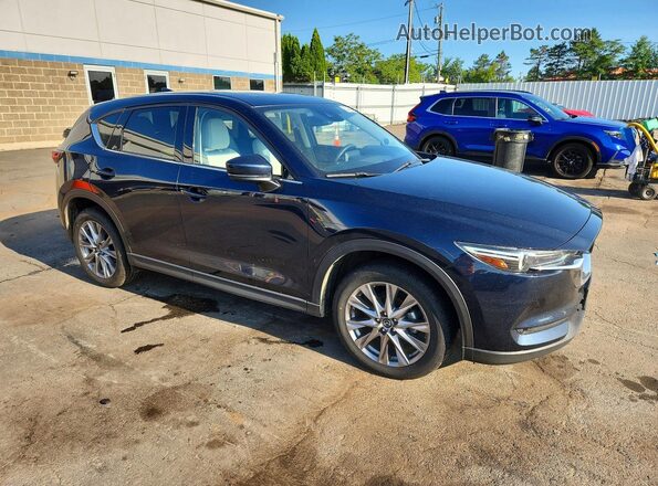JM3KFBDM7K0582432 2019 MAZDA CX-5 Синий Передняя правая четверть