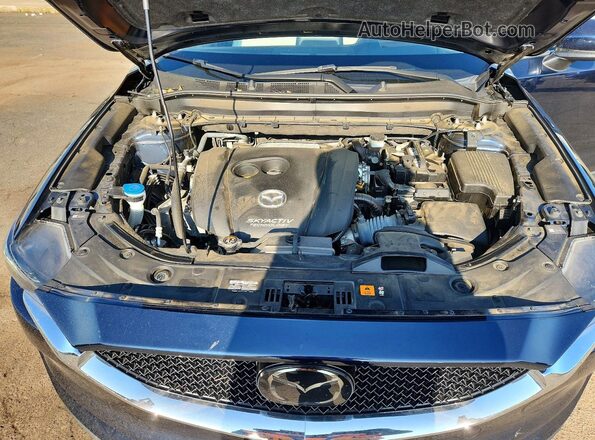 JM3KFBDM7K0582432 2019 MAZDA CX-5 Синий Вид подкапотного пространства