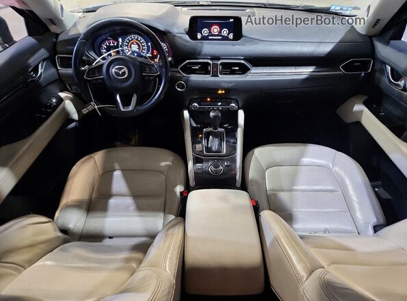 JM3KFBDM7K0651247 2019 MAZDA CX-5 Blue Առջևի վահանակի տեսք