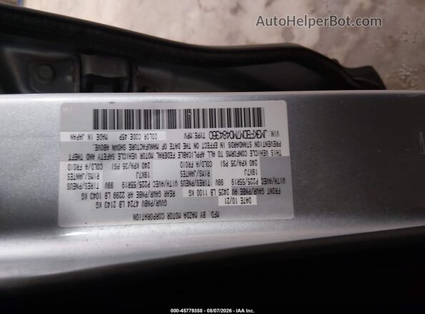 JM3KFBDM7M0484360 2021 MAZDA CX-5 Silver Widok komory silnika