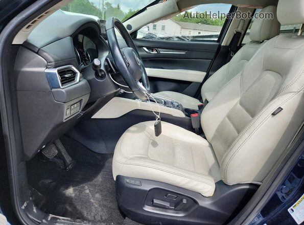 JM3KFBDM7M1396337 2021 MAZDA CX-5 Blue წინა სალონის ხედი