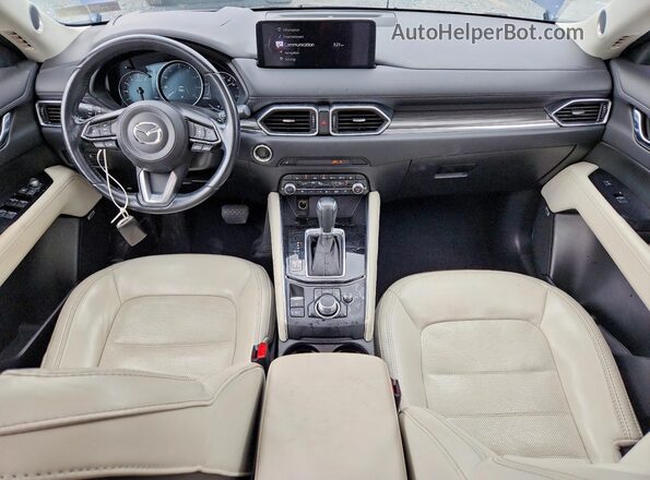JM3KFBDM7M1396337 2021 MAZDA CX-5 Blue წინა პანელის ხედი