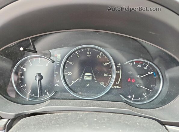 JM3KFBDM7M1396337 2021 MAZDA CX-5 Blue ხელსაწყოთა პანელის ხედი