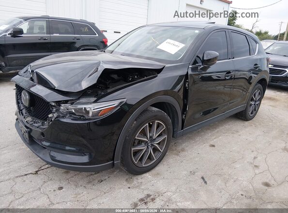 JM3KFBDM8J0372694 2018 MAZDA CX-5 Black წინა მარცხენა ხედი სამი მეოთხედიდან