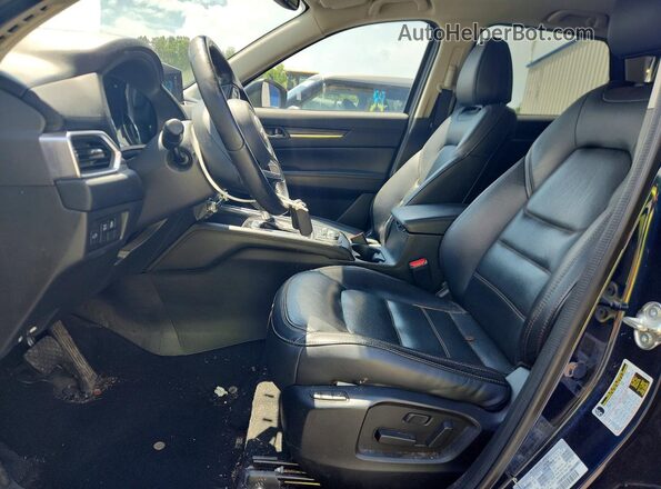JM3KFBDM8K0527438 2019 MAZDA CX-5 Blue Widok wnętrza z przodu