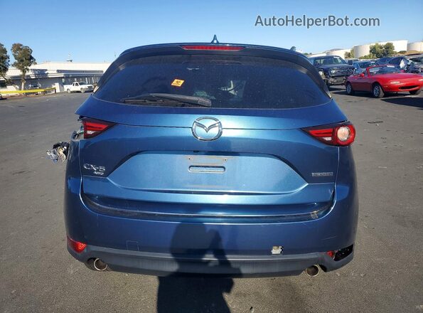 JM3KFBDM8L0727284 2020 MAZDA CX-5 Blue Вид ззаду