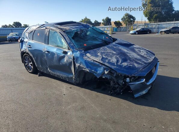 JM3KFBDM8L0727284 2020 MAZDA CX-5 Blue Передня права чверть