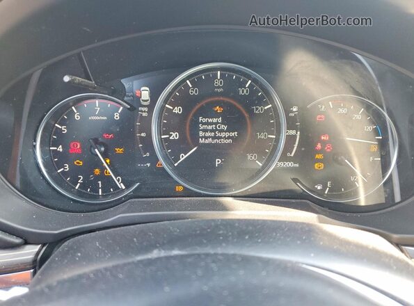 JM3KFBDM8L0792359 2020 MAZDA CX-5 Blue Widok zestawu wskaźników