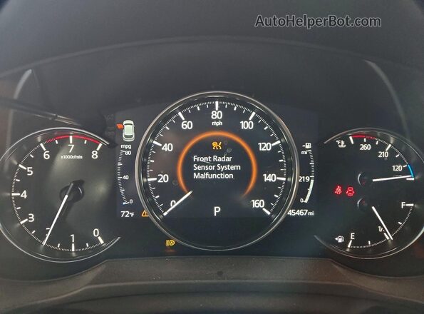 JM3KFBDM8M1367624 2021 MAZDA CX-5 Gray Սարքավորումների վահանակի տեսք