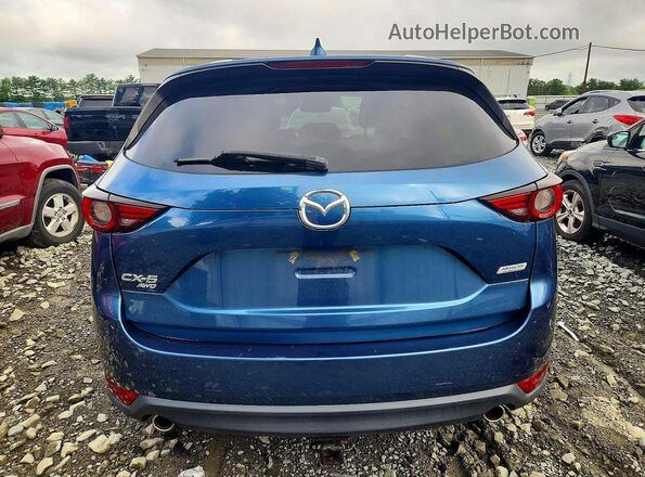 JM3KFBDM9J0311922 2018 MAZDA CX-5 Blue უკანა ხედი