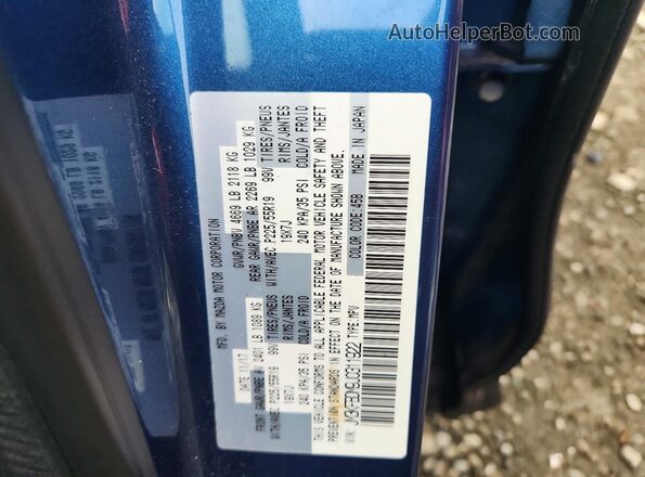 JM3KFBDM9J0311922 2018 MAZDA CX-5 Blue ძრავის განყოფილების ხედი