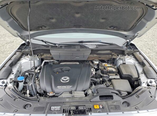 JM3KFBDM9J0433342 2018 MAZDA CX-5 Silver ძრავის განყოფილების ხედი