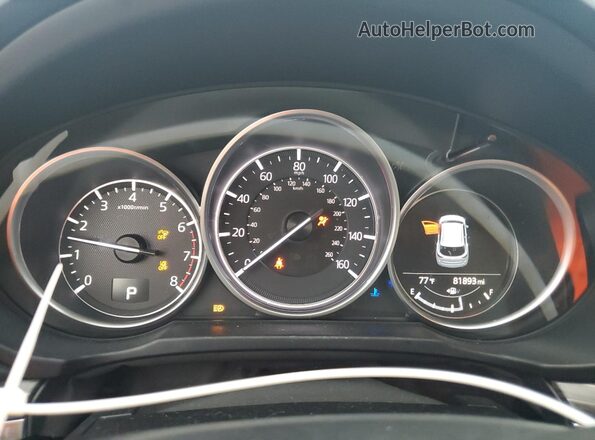 JM3KFBDM9J1413229 2018 MAZDA CX-5 Blue Vista del cuadro de instrumentos