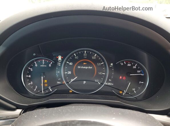 JM3KFBDM9M1307660 2021 MAZDA CX-5 Silver Vista del cuadro de instrumentos