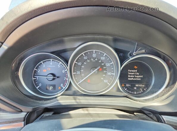 JM3KFBDMXJ0322797 2018 MAZDA CX-5 Blue Vista del cuadro de instrumentos