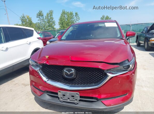 JM3KFBDMXJ0344377 2018 MAZDA CX-5 Red ხელსაწყოთა პანელის ხედი