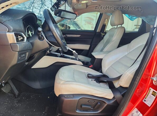 JM3KFBDMXJ0380859 2018 MAZDA CX-5 Red Vista interior delantera