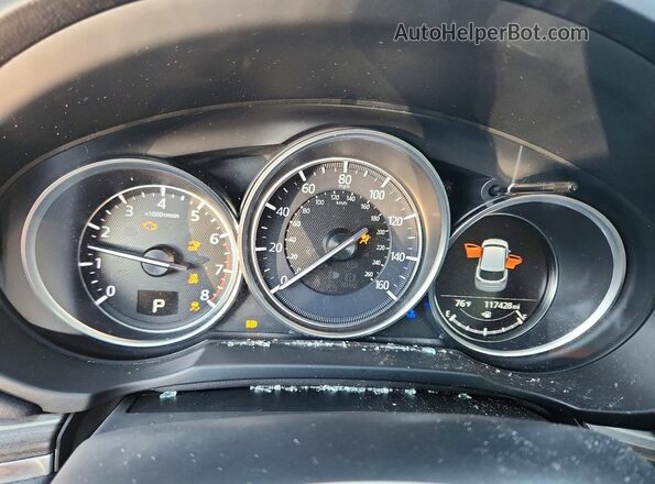 JM3KFBDMXJ0380859 2018 MAZDA CX-5 Red Vista del cuadro de instrumentos