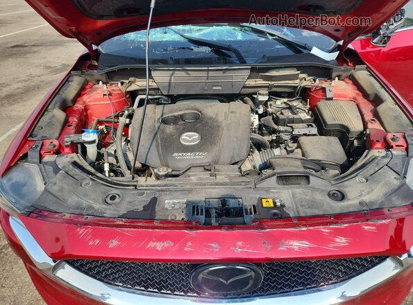 JM3KFBDMXJ0380859 2018 MAZDA CX-5 Red Vista del compartimento del motor