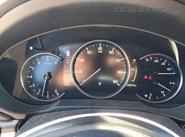 JM3KFBDMXK0686199 2019 MAZDA CX-5 Синий Вид щитка приборов
