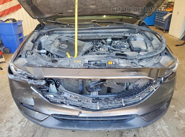 JM3KFBDMXM0364407 2021 MAZDA CX-5 Gray Engine compartment view