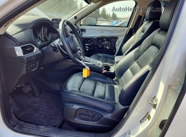 JM3KFBDY3K0645660 2019 MAZDA CX-5 White Widok wnętrza z przodu