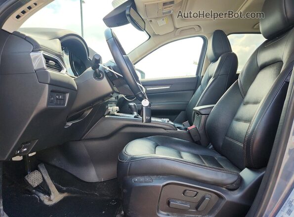JM3KFBDY6M0408597 2021 MAZDA CX-5 Blue Widok wnętrza z przodu