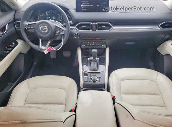 JM3KFBEL2R0527869 2024 MAZDA CX-5 White Առջևի վահանակի տեսք