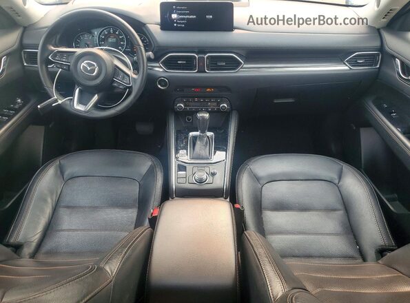 JM3KFBEM0N1534526 2022 MAZDA CX-5 Blue Առջևի վահանակի տեսք