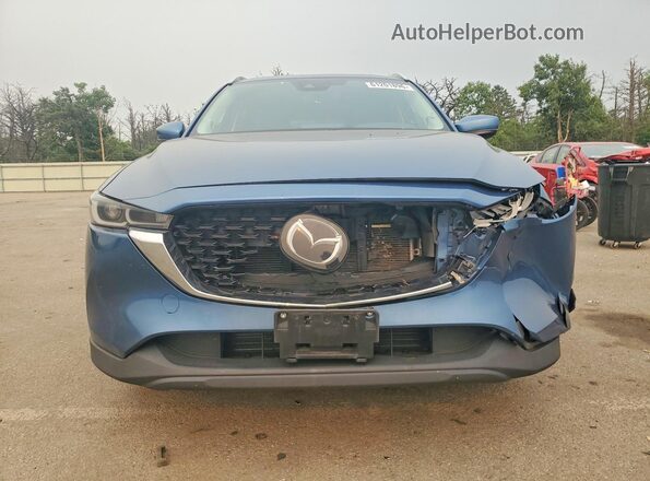JM3KFBEM0N1534526 2022 MAZDA CX-5 Blue Դիմացի տեսք