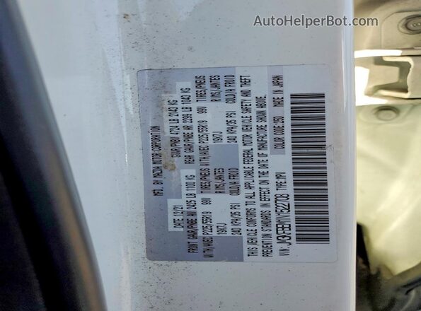 JM3KFBEM1N1522708 2022 MAZDA CX-5 White Вид наклейки з VIN-кодом