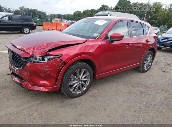 JM3KFBEM4S0721494 2025 MAZDA CX-5 Red Առջևի ձախ երեք քառորդ տեսարան