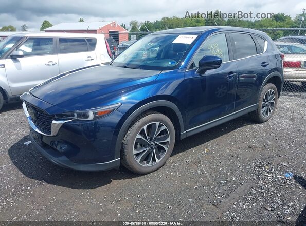 JM3KFBEM8N0575296 2022 MAZDA CX-5 Blue Przód lewy