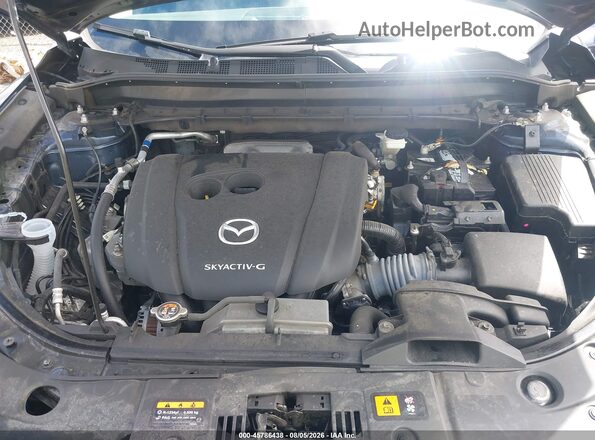JM3KFBEM8N0575296 2022 MAZDA CX-5 Blue Widok z tyłu