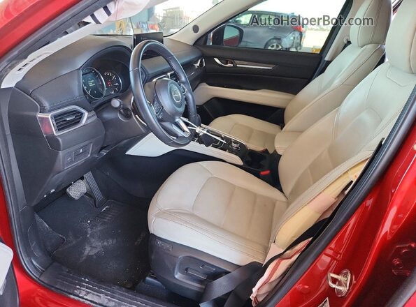JM3KFBEM8P0182594 2023 MAZDA CX-5 Burgundy Вид салону спереду