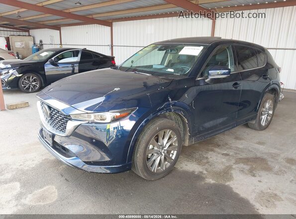 JM3KFBEMXS0622453 2025 MAZDA CX-5 Blue წინა მარცხენა ხედი სამი მეოთხედიდან