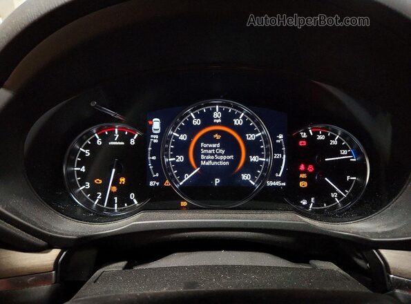JM3KFBEY0L0860218 2020 MAZDA CX-5 Синий Вид щитка приборов