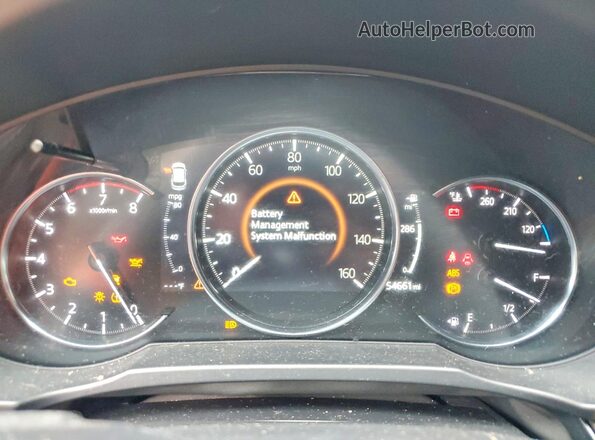 JM3KFBEY3L0792772 2020 MAZDA CX-5 Blue Вид щитка приладів