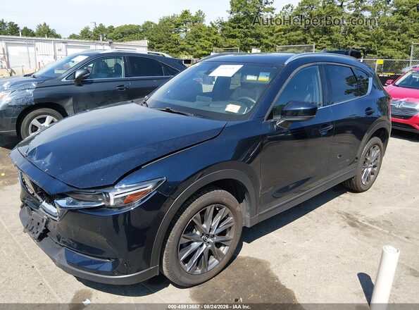 JM3KFBEY3L0843607 2020 MAZDA CX-5 Blue წინა მარცხენა ხედი სამი მეოთხედიდან
