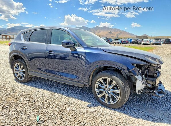 JM3KFBEY5K0643729 2019 MAZDA CX-5 Blue Przód prawy