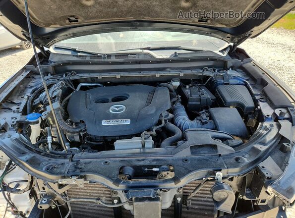 JM3KFBEY5K0643729 2019 MAZDA CX-5 Blue Widok wnętrza z tyłu
