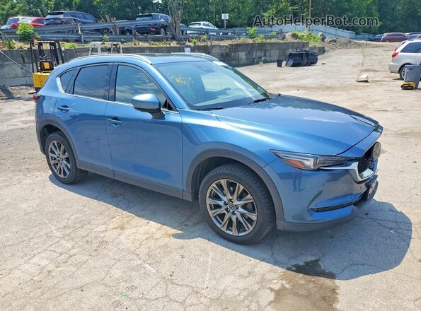 JM3KFBEY7M0363488 2021 MAZDA CX-5 Синий Передняя правая четверть