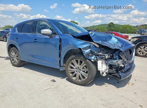 JM3KFBXY4R0360553 2024 MAZDA CX-5 Blue Delantero derecho